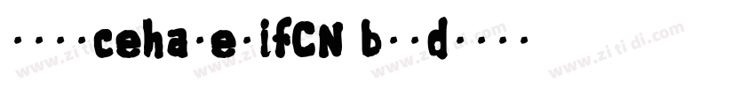 sourcehanerifCN bold字体转换